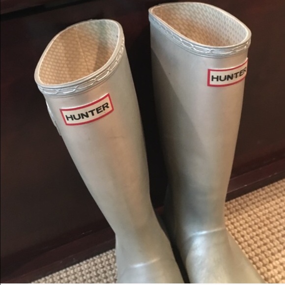 Silver Hunter Boots