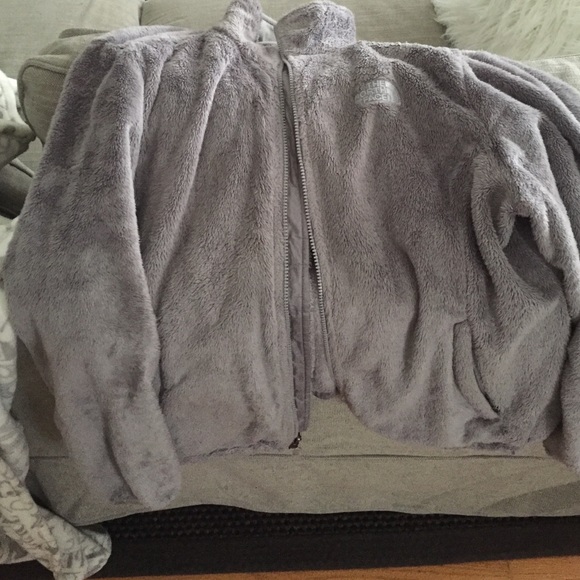 Grey north face fleece