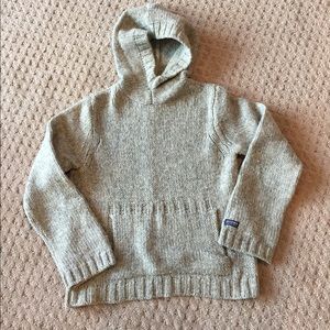 Abercrombie Grey Hooded Wool Sweater