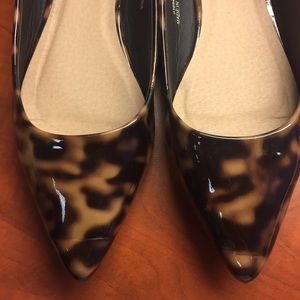 Pointed Tortoiseshell Ballet Flats