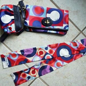 Coach Signature Satin Resort Op Art Set