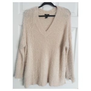 Fuzzy Soft Pink Sweater
