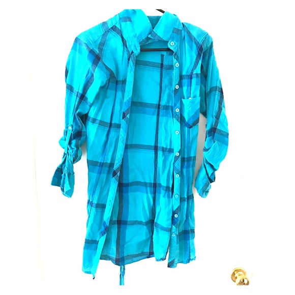 Plaid long sleeve shirt