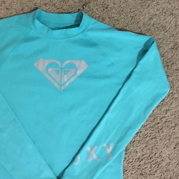 Roxy Electric Blue long sleeve Rash Guard