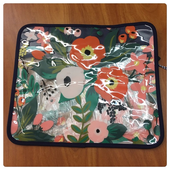 New Ulta Beauty floral/clear pouch with top zipper - Picture 3 of 6