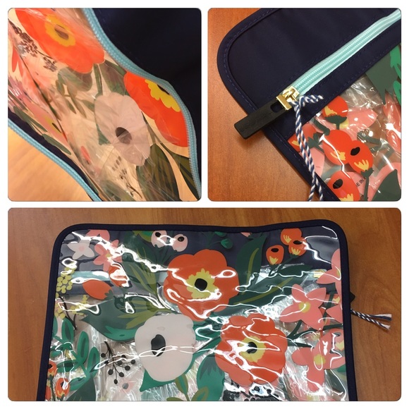New Ulta Beauty floral/clear pouch with top zipper - Picture 4 of 6