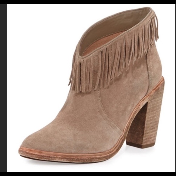 joie fringe booties