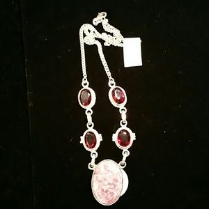New natural garnet & rodagate gem stones