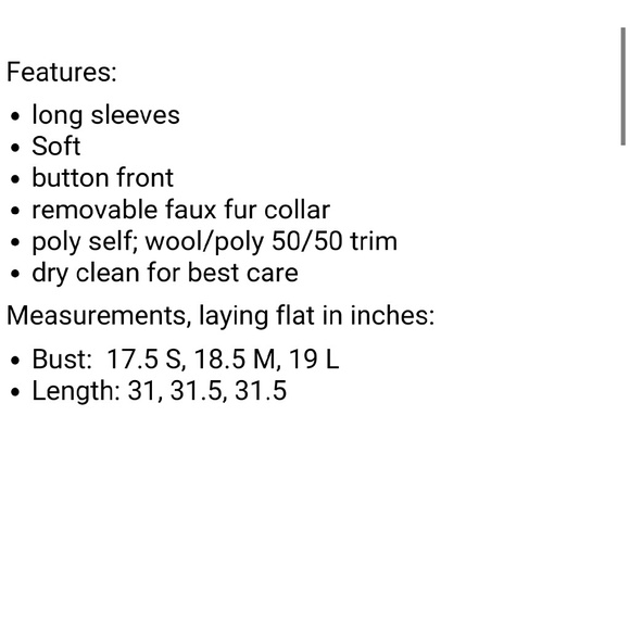 Long Cardigan fur collar sweater soft - Picture 4 of 4