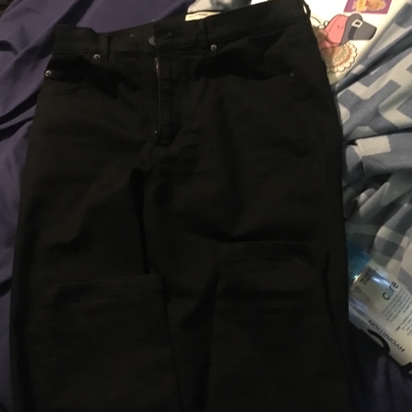 black garage jeans
