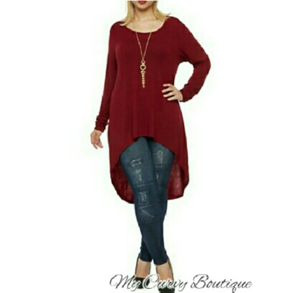 Tops - The "Christina"  High Low Tunic