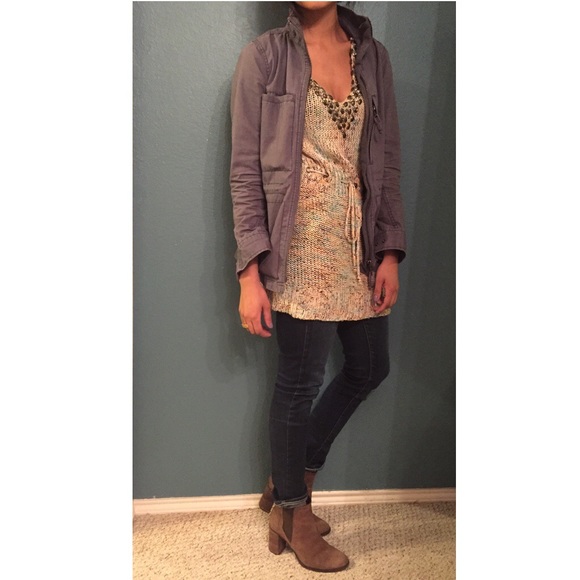 BCBG MaxAzria knitted tunic with beaded details