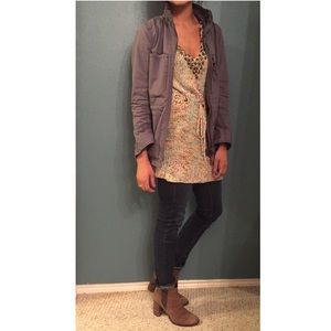 BCBG MaxAzria knitted tunic with beaded details