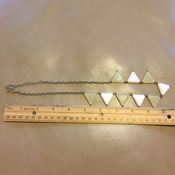 Necklace sits around true collar bone. - Picture 4 of 4