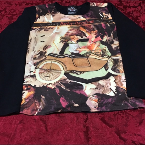 Women's Harley Davidson Long Sleeve T shirt