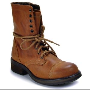 Steve Madden combat boots.
