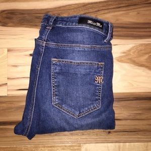 High waisted skinny jeans