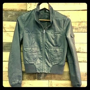 H&M grey bomber jacket