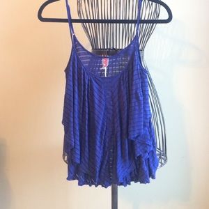 Free People ruffled top