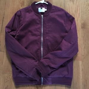Topman Maroon Bomber Jacket