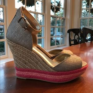 Elaine Turner Arial Wedge Sandals