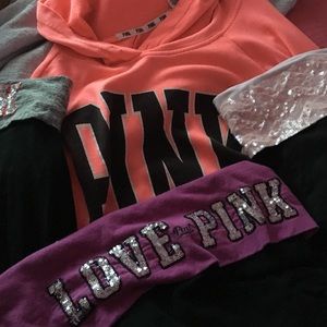 Pink legging and hoodie