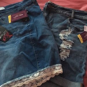 Wet seal jeans shorts