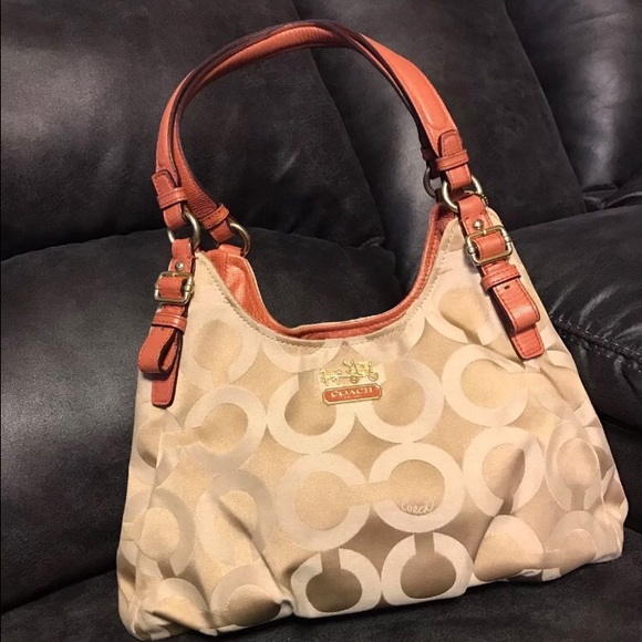 Coach Madison Op Art Sateen Maggie Style #17689