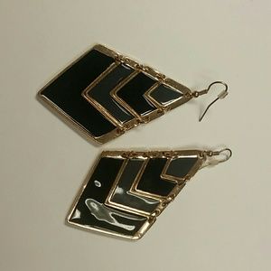 Black and Gray Earrings