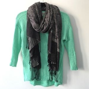 Banana Republic mint green v-neck sweater