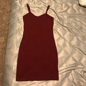 Maroon bodycon