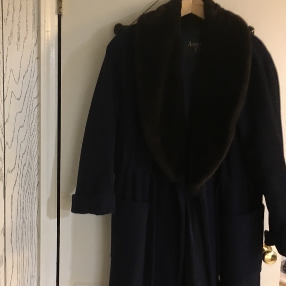 Womens Anne Klein 2 wool coat - Picture 4 of 4