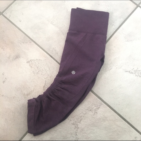 Purple "In The Flow" cropped pants