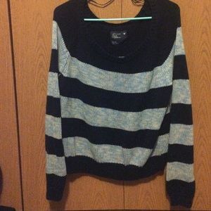 Blue striped American Eagle sweater