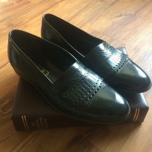 Leather loafers