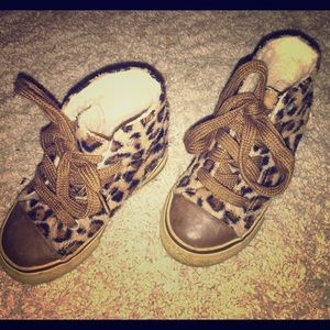Mini Boden Leopard High Tops