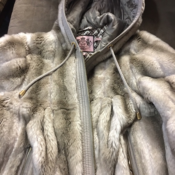 Juicy couture fur coat