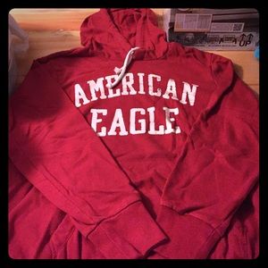 Red American Eagle Hoodie