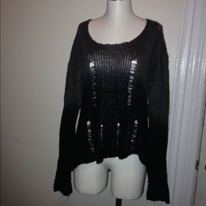 Urban outfitters shredded tye dye sweater