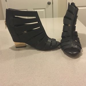 BCBG sandal booties