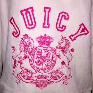 White & Hot Pink Juicy Couture Jacket