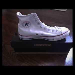 White high top converse