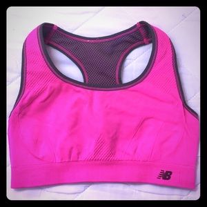 Reversible Pink and Grey New Balance Sports Bra