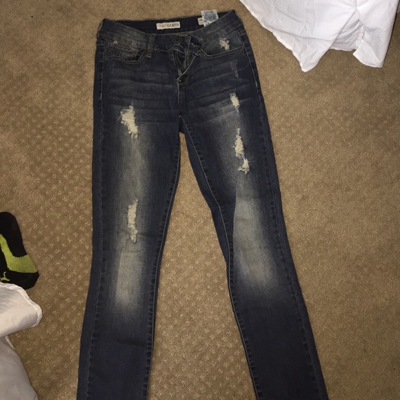 Guess ripped jeans