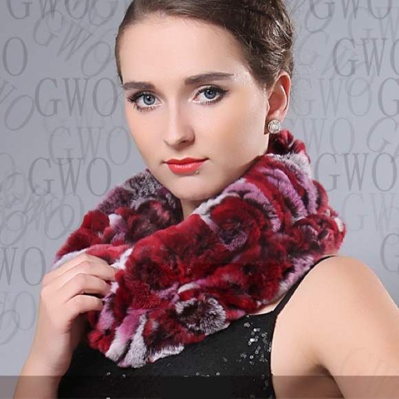 💃🏼💃🏼🎉🎉Fashionable rabbit fur scarf🎉🎉💃🏼