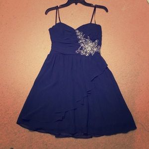 Navy Blue Coctail Dress