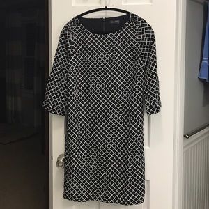 The Limited Black & White Sheath Dress