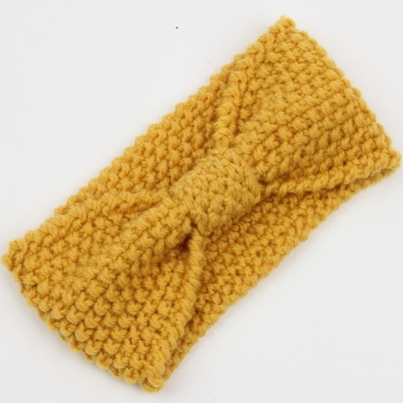 Three bird nest hot pink and yellow head wrap - Picture 2 of 3