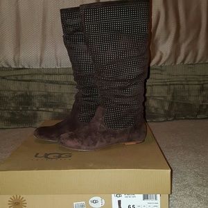 UGGS ABILENE BROWN SLOUCHY BOOT