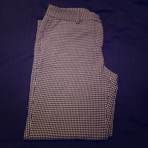 Houndstooth dress pants